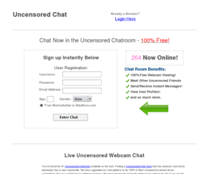 uncensoredchat.net: Uncensored Chat | The Best Uncensored Chat Rooms | Signup Now!
The biggest and best FREE Uncensored Chatroom. Free Webcam Chat with hundreds of users online everyday. Join Instantly!