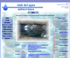 clubdelaguasubterranea.org: Club del Agua Subterránea
