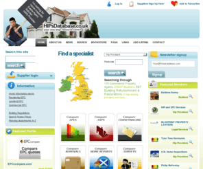 hipsdatabase.co.uk: Hips - Home Information Pack - Hips news
YOUR ONE STOP RESOURCE CENTRE for an Energy Performance Certificate, commercial EPC, energy certificate, landlords
