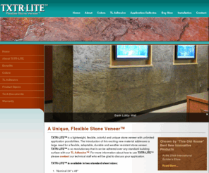 ultra-thinslate.com: TXTR-LITE: Flexible Stone Veneer
