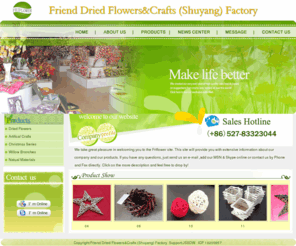 friflower.com: Friend Dried Flowers Crafts (Shuyang) Factory
