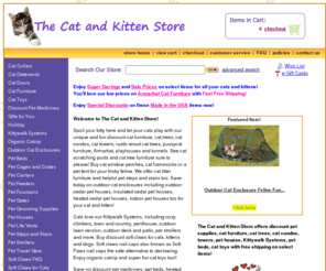 kittenandcatstore.com: Discount Cat Furniture Store, Cat Tree Condo, Cat Furniture Supplier, Towers, Kittywalk Systems
The Cat and Kitten Store offers discount cat furniture, cat trees, cat condos, cat towers, and rustic cat tree furniture. Discount Cat Furniture Store, Cat Tree Condo, Cat Furniture Supplier, Towers, Kittywalk Systems