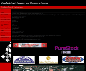 clevelandcountyspeedway.com: Cleveland County Speedway and Motorsports Complex
