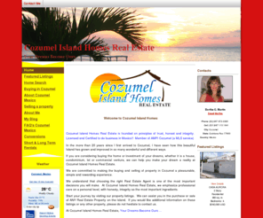 cozumelislandhomes.com: Cozumel Quintana Roo Homes for Sale
Cozumel Quintana Roo homes for sale, Cozumel mls listings.  Auto home finder and new listings notifier to alert you to the newest homes for sale in Cozumel Quintana Roo.