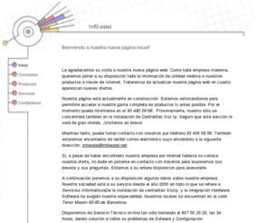 infoestel.net: 1nfo.estel - Integración Hardware & Software
Infoestel, Servicios Informáticos Integrales. Asesoramiento Informático. Venta, reparación y mantenimiento de equipos informáticos. Reparación de Portátiles. Soluciones Integrales para empresa o Pymes. Completa Informatización de Comercios. Terminales Punto de Venta. Gestión y Configuracion de Redes. Asistencia on-line. Seguridad Informática. Recuperación de Datos. Instalación de Centralitas Voz Ip.