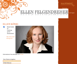 ellen-koenig.com: Ellen König
Ellen König, Ellen Koenig, Ellen Felgendreher