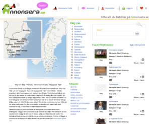 gnetagalten.se: Annonsera.se - Köp och Sälj. Annonsera Gratis!
Köp och sälj dina saker på Annonsera.se, Sveriges bästa prylmarknad. Både företagare och privatpersoner annonserar gratis!