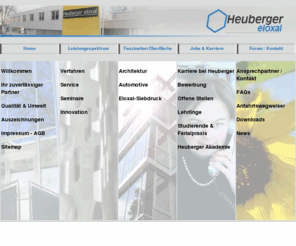 heuberger-eloxal.com: Willkommen bei Heuberger eloxal
Ihr zuverlaessiger Partner in der Oberflaechentechnik