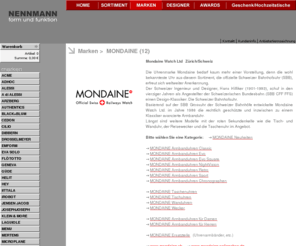 mondaine-shop.com: MONDAINE | Nennmann | NENNMANN form und funktion
Designprodukte von  MONDAINE