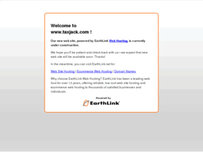 taxjack.com: Web hosting services by EarthLink Web Hosting
Currently no public web site at this web address.