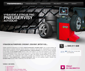 vybavenipneuservis.cz: Vybavení autoservisů - Vybavení autodílen - vybavení autodílen a autoservisů
Vybavení autoservisů - Vybavení autoservisů: Zvedáky, zouváky, myčky kol... 
 
 
Hledáte
spolehlivého dodavatele pro kompletní vybavení autoservisů a pronájem strojů? Jste na
správné adrese. Na našich webových…