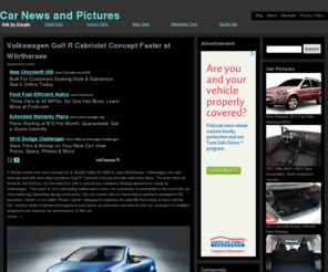 zeocars.com: Cars News and pictures
Resource all about new cars, prototype cars, cars concept, used cars and pictures