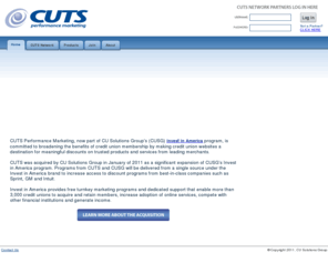 cutaxservices.com: CUTS Performance Marketing - Home
CUTS Performance Marketing -  Broaden the Benefits of Credit Union Membership