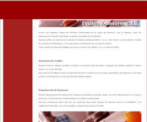 equaliteasesores.com: Equalite Asesores - Asesoría Jurídica y Fiscal
Equalite Asesores - Asesoría Jurídica y Fiscal