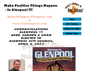 makeithappen-glenpool.com: Home
Glenpool Oklahoma Opinion & News