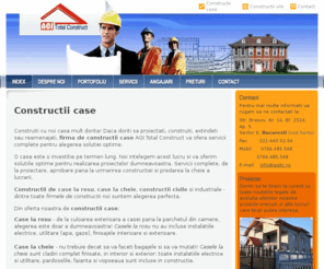 agitc.ro: Constructii case la cheie si case la rosu - Firma de Constructii
Firma de constructii AGI Total Construct executa lucrari de constructii case la rosu si case la cheie, amenajari interioare si exterioare precum si proiecte case.