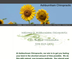 ashburnhamchiropractic.com: Ashburnham Chiropractic - Home
Ashburnham MA Chiropractic office