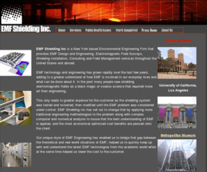 emfshielding.com: EMF Shielding Inc.
EMF Shielding; Electromagnetic Surveys, Shielding and Engineering Services