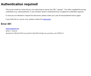 engelhart.biz: Authentication required!
