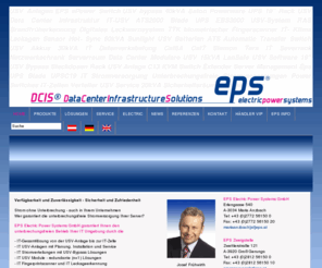 serverraum-sicherheitszelle.com: EPS Electric Power Systems IT Datenverkabelung Infrastrukur EPS USV Batterien IT-Monitoring Power Management KVM
Ob USV Anlage oder ein USV System -
Wir realisieren Ihre unterbrechungsfreie Stromversorgung -
Für unsere USV-Anlagen und USV-Systeme bieten wir Ihnen Service & Support rund um die Uhr.