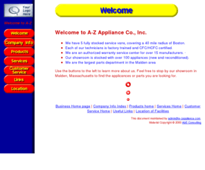 a-zappliance.com: Welcome to A-Z Appliance Co., Inc.
