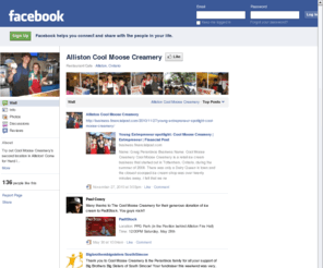 coolmoosecreamery.com: Incompatible Browser | Facebook
 Facebook is a social utility that connects people with friends and others who work, study and live around them. People use Facebook to keep up with friends, upload an unlimited number of photos, post links and videos, and learn more about the people they meet.