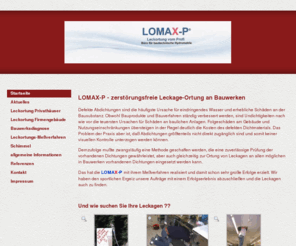 lomax-leckortung.com: Lomax-P Leckortung vom Profi
Lomax-P Leckortung vom Profi München