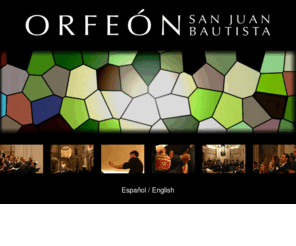 orfeonsjb.com: Orfeón San Juan Bautista
Español/English... Conjunto coral profesional de cámara con sede en San Juan de Puerto Rico.