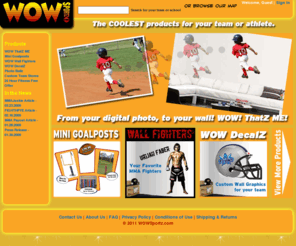 pixelationdigital.com: Custom Removable Wall Graphics - WOW SportZ!
