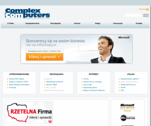 complex.com.pl: Complex Computers Sp. z o.o.
Internet Kielce. Dostawca usług internetowych w Kielcach. Systemy zarządzania firmą. System ERP Integra. Systemy Comarch. Serwery. Serwis Komputerowy