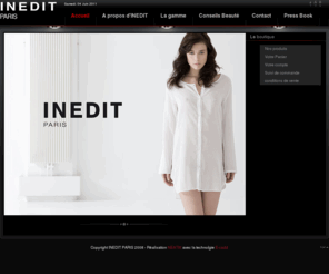 inedit-paris.com: INEDIT, produits cosmetiques sans paraben
Inédit propose une gamme de produits cosmetiques sans paraben pour le corps et le visage. Ces produits haut de gamme à prix accessibles sont aussi design
