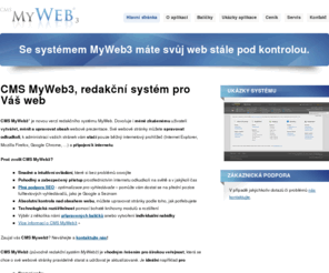 myweb3.cz: CMS MyWeb3, redakční systém pro Váš web « CMS MyWeb3
CMS MyWeb3. Redakční systém, který vám umožní vytvářet, měnit a mazat obsah vašich webových stránek. 