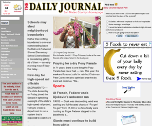 smdailyjournal.com: San Mateo Daily Journal
The Daily Journal is published six days a week, Monday through Friday plus a combo Weekend edition. The newspaper is distributed throughout San Mateo County. It is the mission of the Daily Journal to be the most accurate, fair and relevant local news source for those who live, work or play on the MidPeninsula. By combining local news coverage, analysis and insight with the latest business, lifestyle, state, national and world news, we seek to provide our readers with the highest quality information resource in San Mateo County. Our pages belong to you, our readers, and we choose to reflect the diverse character of this dynamic and ever changing community.Advertising in The San Mateo Daily Journal is a cost-effective business tool!Advertising in the San Mateo Daily Journal is a great way to increase your business' visibility among mid-Peninsula residents! As the only daily newspaper focused exclusively from San Buno to Redwood City, and Foster City to HalfMoon Bay, we reach over 46,000 readers, six days a week!
So, why should you advertise in the Daily Journal? Close Customers = Likely Customers. Most businesses' customers come from within several miles of their store-so why spend a lot of money to reach people 20 miles away? The Daily Journal's circulation is concentrated in San Mateo, Burlingame, Hillsborough, Foster City, Belmont, San Carlos, Redwood City, Millbrae and San Bruno, so our advertisers reach readers who are qualified customers. Did We Say Inexpensive? We didn't? We are. Our advertising rates are a fraction of other newspapers' rates (more than 50% lower in most cases), meaning that everyone from small mom & pops to the biggest stores in town can afford a cohesive marketing effort. Plus, we do all graphic & design work FOR FREE and ensure your satisfaction with your advertisement. Daily Publication Allows Repetition, Repetition, Repetition. What was that word again? Your customers are busy people, so you must repeat your message often to get through. The Daily Journal's six-day-a-week publishing schedule allows you maximum flexibility to send your message several times a week, not once a week or once a month. Frequent ads reinforce one another, so your ad dollars work harder. Customers Come, Customer Go. Did you know Pacific Bell estimates that over 40% of San Mateo residents and businesses turn over every year? That means to keep your sales constant, you must keep the current customers who stay and constantly introduce yourself to new customers. If the phone company loses 3% of its customers a month from moving, how many are you losing? The Daily Journal can help you replace them inexpensively! San Mateo: Educated, Large and Affluent. San Mateo and its surrounding communities is a worldly area of residents people who care tremendously about their community and spend locally! Our widespread, free distribution and strong readership make us the perfect way for businesses to communicate their message to these very-attractive customers. Let Us Help You!
We've already helped thousands of San Mateo businesses-what can we do for you? 
The San Mateo Daily Journal will happily customize an advertising campaign to meet your business' needs. For more information, please contact us at (650) 344-5200 x 121.