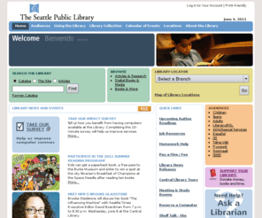 spl.org: The Seattle Public Library: Seattle Public Library Home Page
