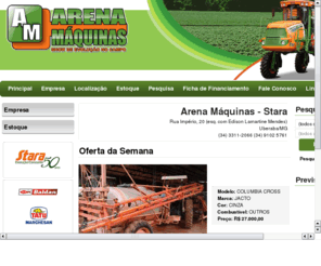 arenamaquinas.com.br: Arena Máquinas
Este site foi produzido pelo portal Caminhões e Carretas (www.caminhoesecarretas.com.br)