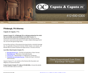 caputolawoffice.com: Attorney Pittsburgh, PA - Caputo and Caputo, P.C.
Caputo and Caputo, P.C. provides knowledgeable attorneys to Pittsburgh, PA. Call 412-690 0300 for details. Third Generational Law Firm For Over 70 Years.