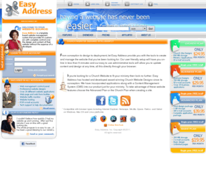 churchaddress.com: Church Address - Church Website Builder | Church Website Designs | Church Website CMS  | Church Websites
The Church Address website builder allows businesses, churches and individuals to create powerful, affordable and easy to use websites in less than 5 minutes. Just pick a design and publish it.