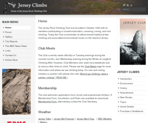 jerseyclimbs.com: Jersey Climbs
Jersey Climbs. Home of the Jersey Rock Climbing Club. Rock Climbing Guide for Jersey, Channel Islands.