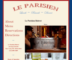 leparisiennyc.com: Le Parisien Bistrot | French Restaurant Murray Hill, New York
Le Parisien is the go-to neighborhood bistrot for Murray Hill, offering classic French food like steak frites, escargots and moules marinieres, paired with a well-edited list of french wines.