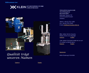 maschinenbau-klein.de: Automatisierungstechnik Vorrichtungsbau Hermann Klein

