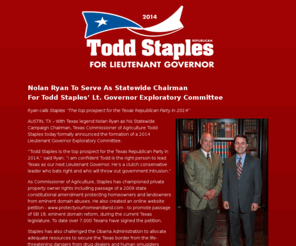 toddstaples.com: Todd Staples for Lieutenant Governor
polyepitome base install