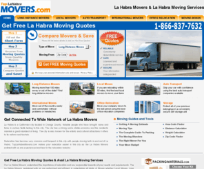 toplahabramovers.com: Top La Habra Movers Provide Professional La Habra Moving Services
Avail La Habra Moving Services from Top La Habra Movers. Get Free Moving Quotes for all kinds of La Habra Moving & Relocation Services.