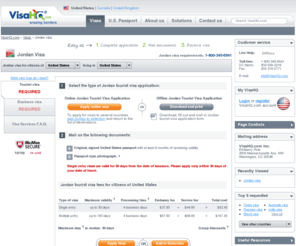 visatojordan.com: Jordan Visa: Application, Requirements. Apply for Jordanian Visas Online.
Jordan Visa  Services: Secure Online Application; Tourist, Business, Private Visas to Jordan. Comprehensive Information on Jordan Visa Requirements - Apply Now.