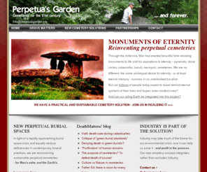 deathmatters.com: Perpetua's Garden: TRULY PERPETUAL CEMETERIES - for the timeless needs of Man AND environment
Reconceiving perpetual cemeteries for Man's and the environment's needs