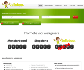 jellobee.com: Jellobee - de meeste vacatures
Jellobee verbindt werkgevers en werkzoekenden, gratis. Jellobee is dé plek waar werkgevers en kandidaat elkaar vinden.