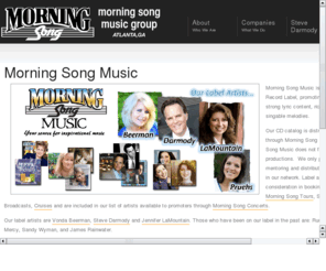 morningsongmusic.com: Morning Song Music
An Inspirational Record Label