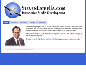 stevenestrella.com: StevenEstrella.com: Interactive Media Development
