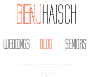 benjhaisch.com: Benj Haisch Photography | Seattle Tacoma Puyallup Wedding Photographer.
Benj Haisch Photography provides coverage for the greater Puyallup, Tacoma, & Seattle, Washington areas specializing in Wedding, Portrait, & Senior Photography