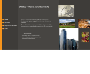 carmeltrading.com: CARMEL TRADING  INTERNATIONAL Home
CARMEL TRADING  INTERNATIONAL