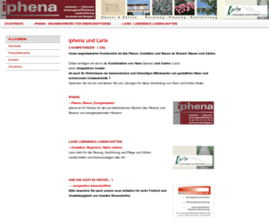 iphena.com: iphena und Larix
Häuser und Gärten